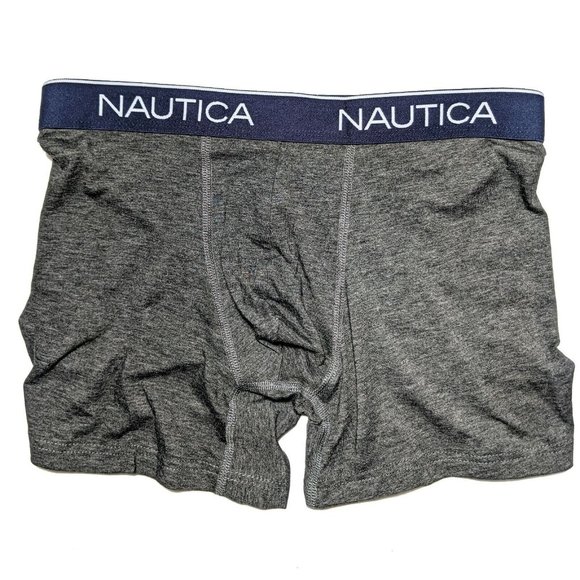 Nautica Men's Blend Gray Boxer Brief Size (M) Underwear NWOT - Picture 1 of 2